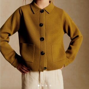 Sezane Kids Brown Cardigan Jacket